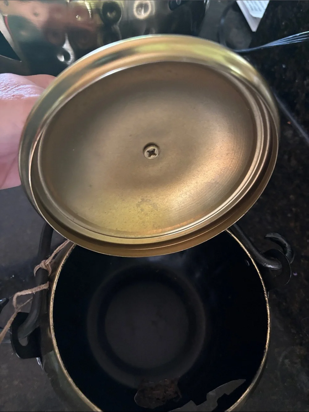 Brass Color Pumpkin Jack-o'-Lantern